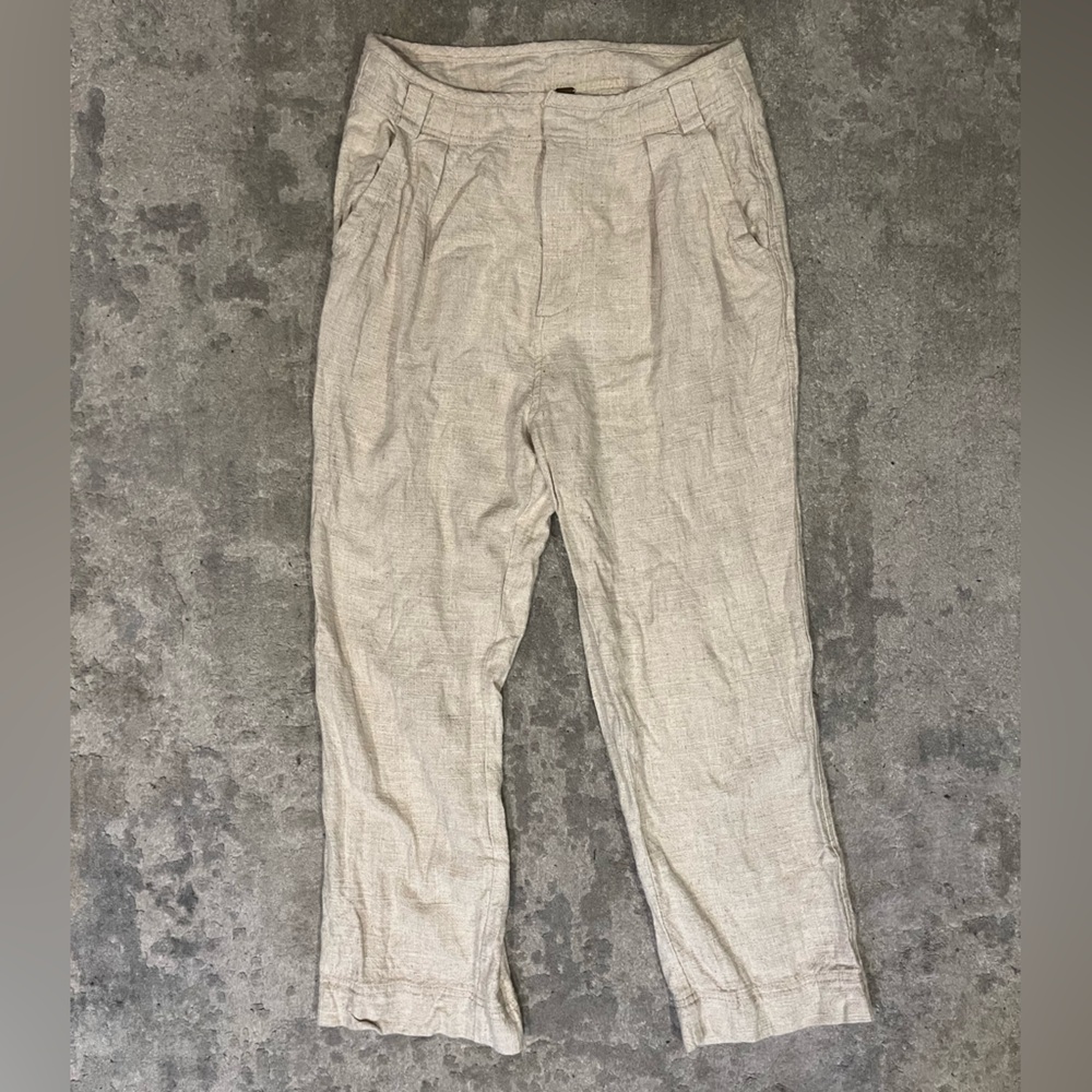 Free People Linen Blend Pants